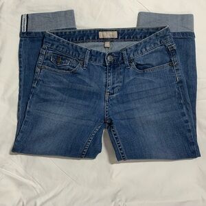 Banana Republic Women's Stretch Cropped Cuffed Jeans Size 2